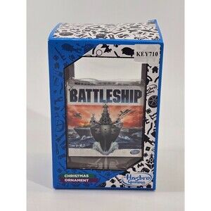 Kurt S Adler Christmas Tree Ornament Hasbro Games Battleship Battle Ship NEW NIB